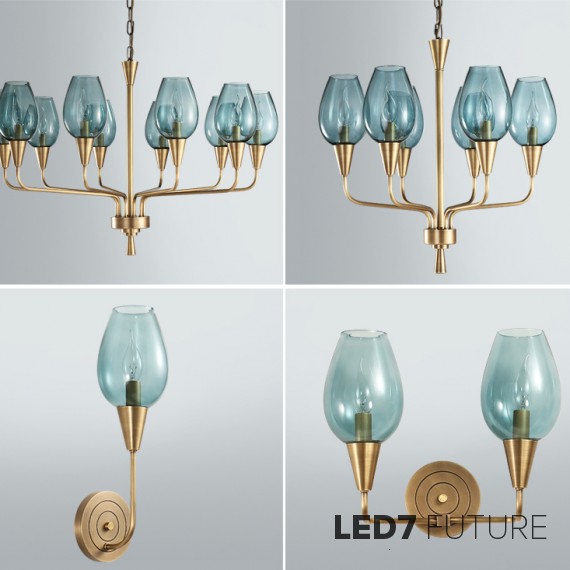 Loft Industry Modern - Sunrise Chandelier